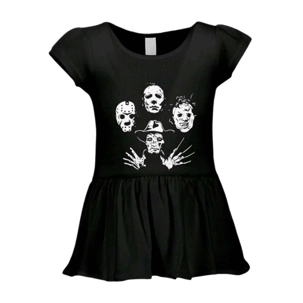 Kings‎ Of Horror - Horror Slasher Halloween Infant/Toddler Dress SKUK070